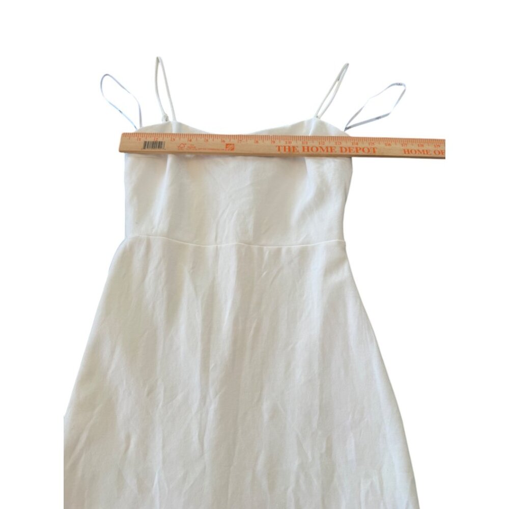 Lulu's Elegant White Ruffle Mini Dress - Picture 6 of 14